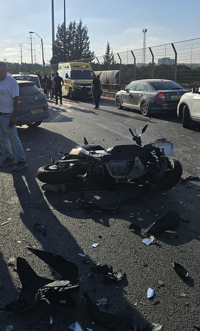 مصرع راكب دراجة نارية بحادث طرق على شارع 55 جنوب قلقيلية 